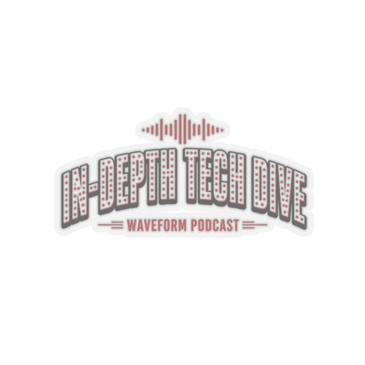 Waveform: The MKBHD Podcast "In-Depth Tech Dive" Sticker