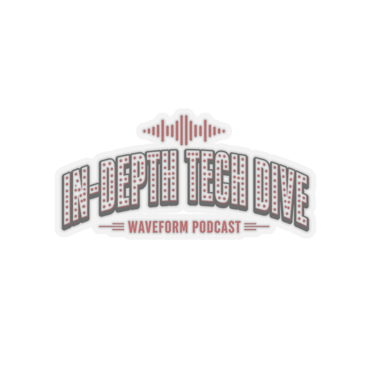 Waveform: The MKBHD Podcast "In-Depth Tech Dive" Sticker