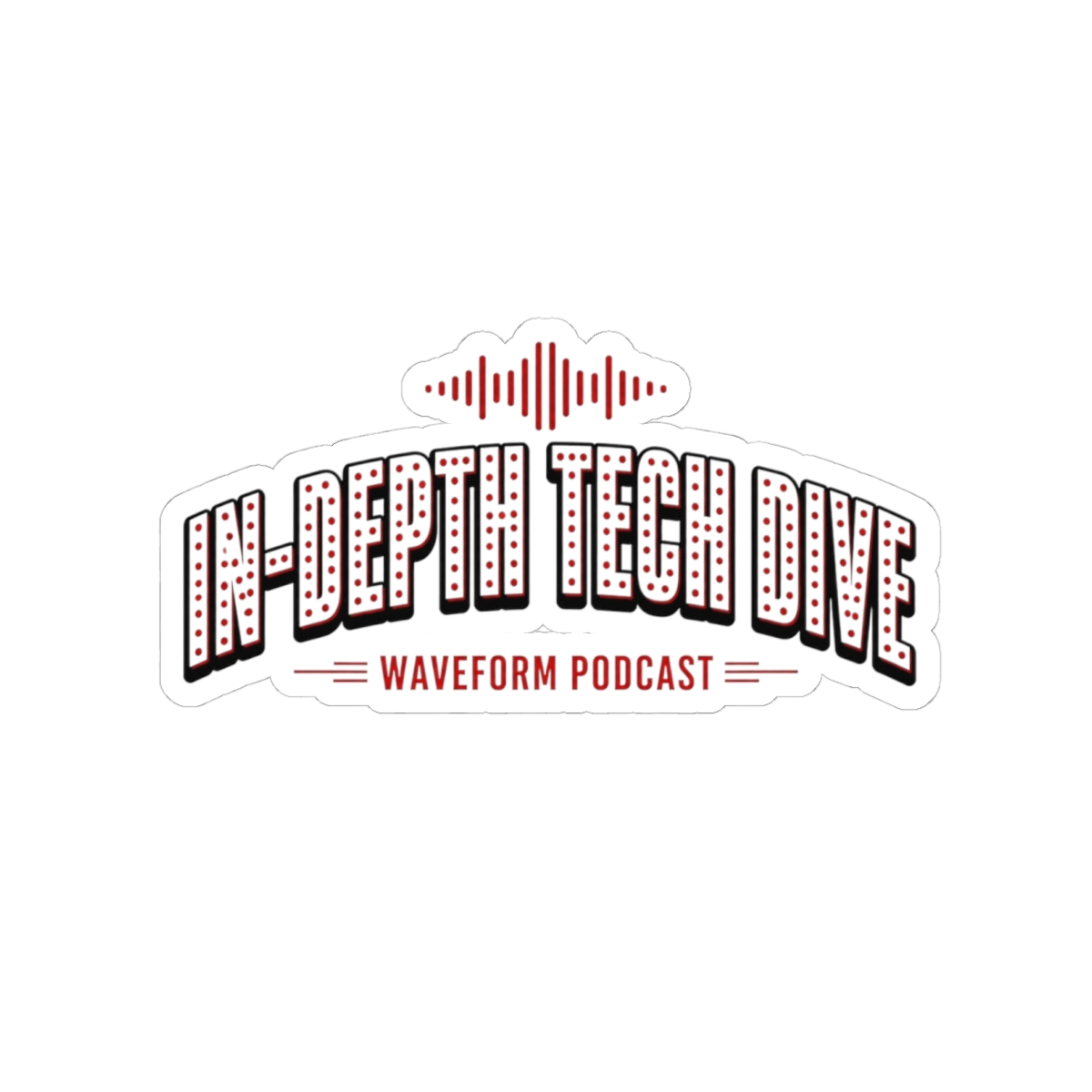 Waveform: The MKBHD Podcast "In-Depth Tech Dive" Sticker