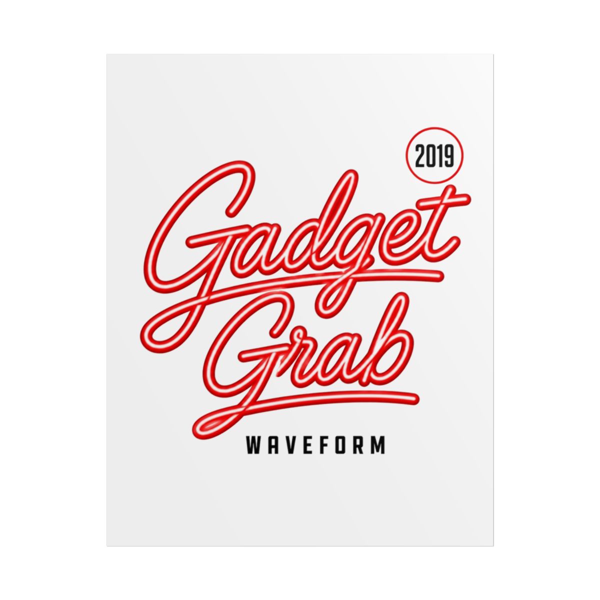 Waveform: The MKBHD Podcast "Gadget Grab" Poster - alternate angle 1, merchandise