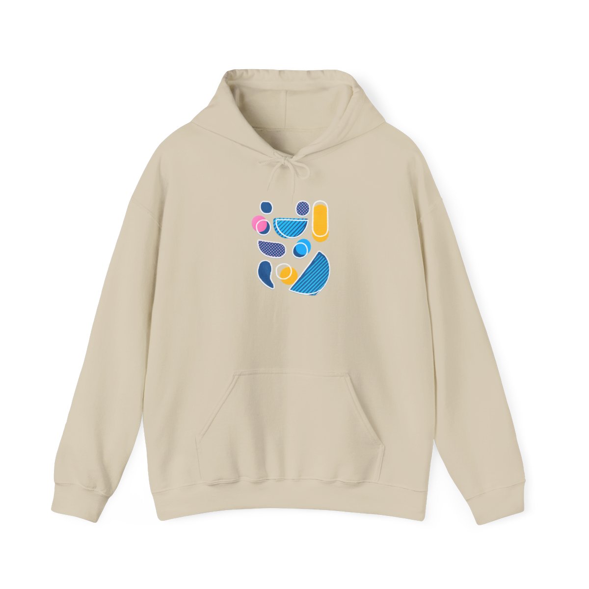 Abstract Colorful Shapes Hoodie | Geometric Minimalist Design | MKBHD